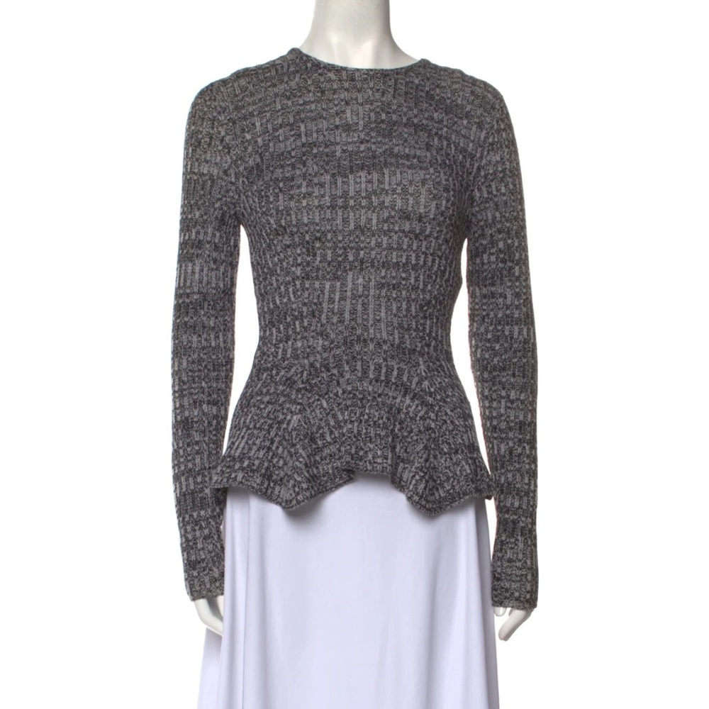 Christan Dior Black & White Wool Cardigan